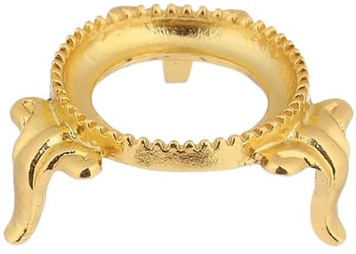 Dailygoods- Kristallen Bal - Decoratieve Basis - Gouden Houder - Stabiele Beugel - Geschikt voor 3-6 cm Ballen - Hoogwaardig Vakmanschap - Baldisplaystandaard
