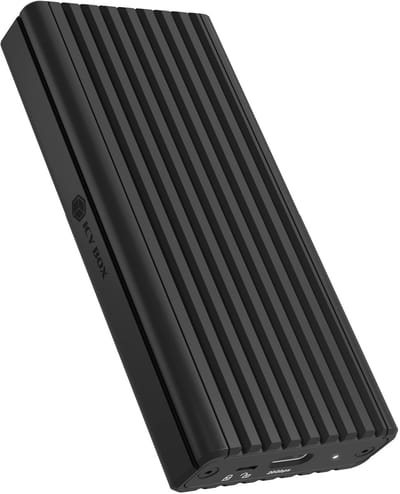 ICY BOX IB-1917M-C32a M.2 SSD-behuizing USB-C 3.2 Gen 2x2 20 GBit/s M.2 PCIe NVMe 2230, 2242, 2260, 2280 61163