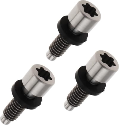 Golf Driver Schroef - Shaft Adapter Bouten - Golf Club Reparatie - Universele Compatibiliteit - 17mm Lengte - Zilver
