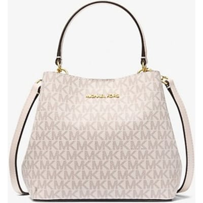Handtas Dames Michael Kors PRATT-VANILLA Grijs 18 x 18 x 10 cm