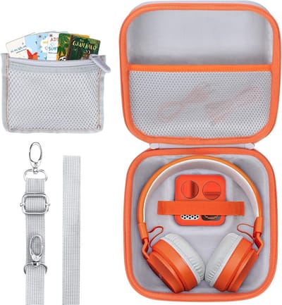 Opbergkoffer voor Kids Audio Speler en Hoofdtelefoon - Beschermende Reisoplossing