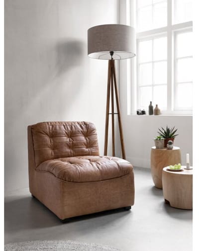 MUST Living Salontafel Puro Large – Rond – Suar hout – 49x49x35 cm