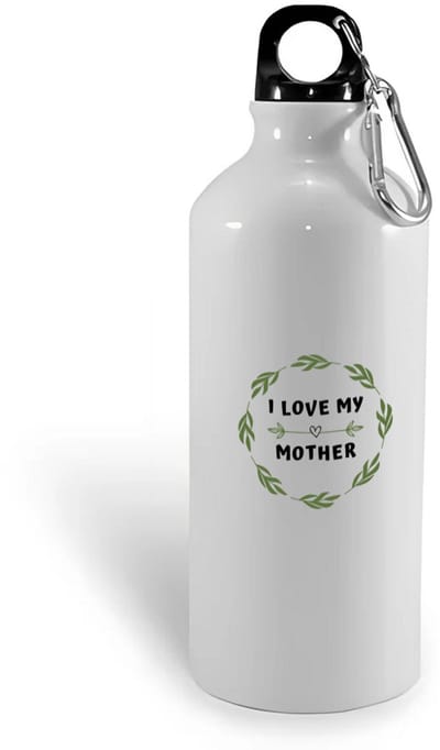 Hacebo® - I love my mother waterfles - Mama - liefste moeder - Moeder cadeautjes - moederdag - verjaardag - geschenk - kado - water fles - 400ML