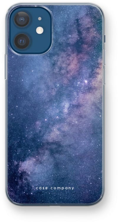 Case Company® - Hoesje geschikt voor iPhone 12 hoesje - Nebula - Soft Cover Telefoonhoesje - Bescherming aan alle Kanten en Schermrand