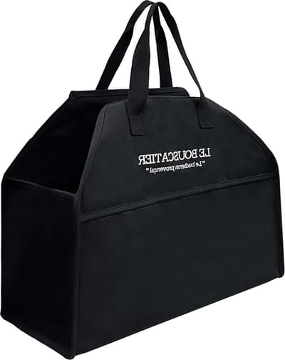 Haardhoutopslag - Houtopberging Houten zak 30 cm 50 cm Brandhoutmand houtkachel open haard