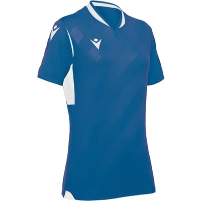 Macron Alya Shirt Korte Mouw Dames - Royal / Wit | Maat: M