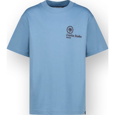 Vingino Boys Holf T-shirt Dusk Blue Size: 2 | T-shirts Outlet | Unisex | Blauw