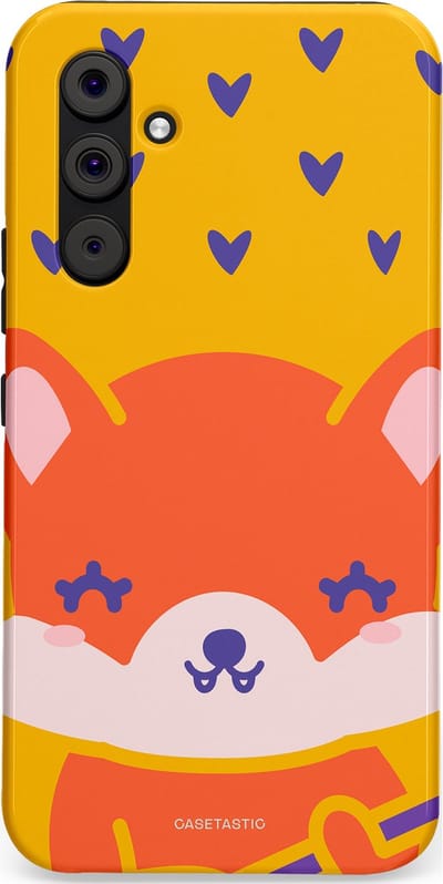 Casetastic Hoesje Geschikt voor Samsung A54 (5G) - Stijlvolle Beschermende Duo-layer Case - Vossen beat