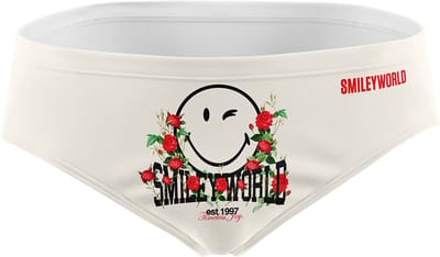 Otso Smiley World Vintage Zwemslip Wit M Man