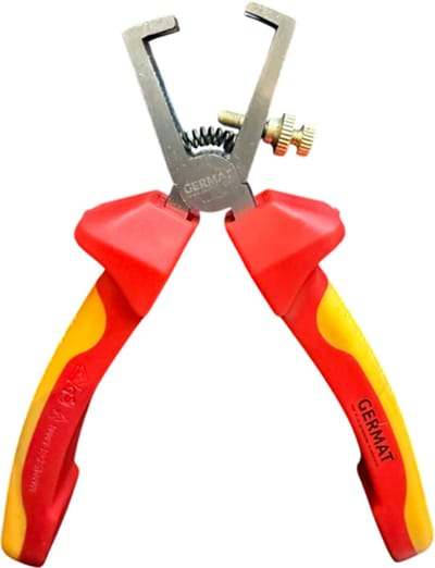 Germat VDE Striptang 155 mm - Geïsoleerde Kabelstripper 1000V - Elektricien Tang - Voor Nauwkeurig Strippen van Draden en Kabels - Professioneel & Veilig