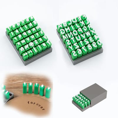 Stamp, Lowercase Letters Stempel Clay, Ton Alfabet Stempelset, Bevat Bovenvak en Lowercase Letters, Numbers, En Symbolen, Geschikt voor Keramiek, Aardewerk en Handicrafts