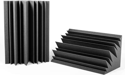 Studio Pro Bass Trap 2 Stuks 59x30x30 cm Antraciet Ongecomprimeerd - Akoestische Panelen