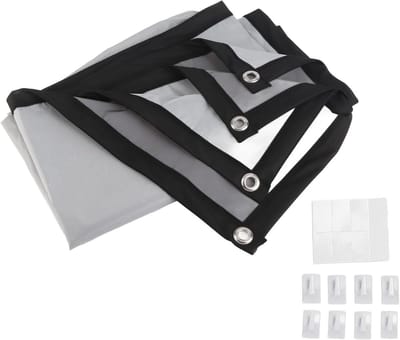 Opvouwbaar Projectorscherm - Draagbaar Scherm - Thuisbioscoop Buiten - Anti-licht PVC Materiaal - 72 Inch - Wit