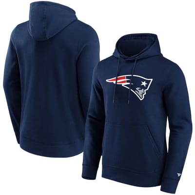 Fanatics Trui met capuchon - New England Patriots Logo - M - voor Mannen - navy