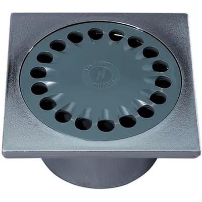 Wirquin Vloersifon Verchroomd Ø40mm Grijs