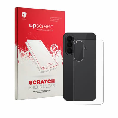 upscreen - Screenprotector voor Samsung Galaxy A27 5G (Achterkant) - Folie Beschermfolie transparant