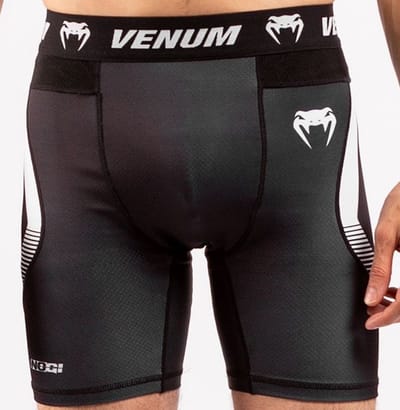 Venum Vale Tudo No Gi 3.0 Compressieshort Zwart Wit - S - Jeans Maat 30