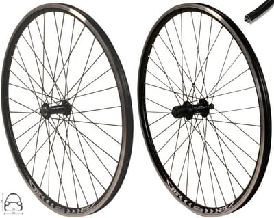 27,5 inch Fiets Wielset Zwart V-Profiel Velg Voor- en Achterwiel