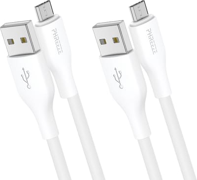 2x Micro usb oplader - Usb A naar micro usb kabel - Micro usb oplaadkabel - 1 meter