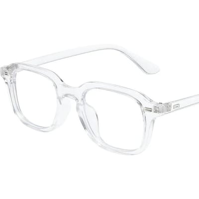 Nouveaux Lunettes de Soleil Carrées Tendance pour l'Europe et l'Amérique Protection Solaire et Protection UV Boîte à Lunettes pour Hommes et Femmes white