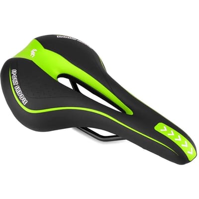 Selle de Vélo Gel VTT Route Bicyclette Siège Pour Hommes et Femmes Cuir PU Silicone Confortable Souple Absorbant les Chocs Coussin de Vélo