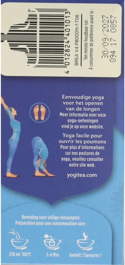 Yogi tea Biologische Thee Breathe Deep - 3 x 17 stuks - Voordeelverpakking