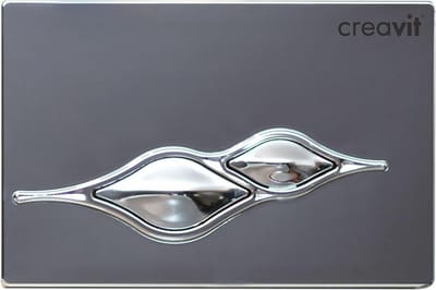Creavit Ufo Bedieningsplaat Mat Chroom