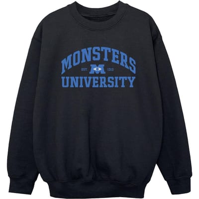 Disney Jongens Monsters University Logo Sweatshirt (Zwart)