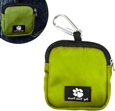 Draagbare Snacktas voor Honden met Clip, Handenvrije Training en Wandelen, Inclusief Karabijnhaak voor Buitenavonturen