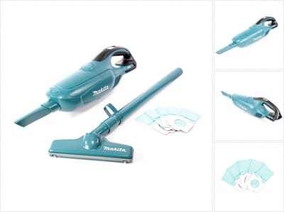 Makita DCL182Z DCL182Z Accu-handstofzuiger 18 V 18 V Met stofzak, Zonder accu, Zonder lader