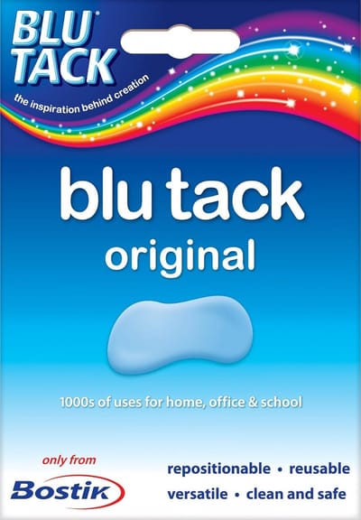 Plakgum - Mastiek lijm - Decoraties Bevestigen - Herbruikbaar - 12 x 60 g - Blauw