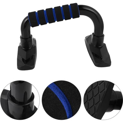Push-up Beugel Lichtgewicht Push-up Standaards Handvat Stang Actieve Buik Lichaamsbouw Spier Grip Trainingsapparatuur voor Mannen Sportschool blauw