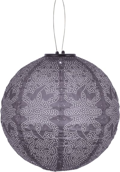 Lumiz Solar Tuinverlichting - Tuinverlichting op zonne energie - Buitenlampjes - Tuinverlichting op zonneergie - Buitenverlichting - Decoratie - Marrakesh Rond - 30 cm - Paars