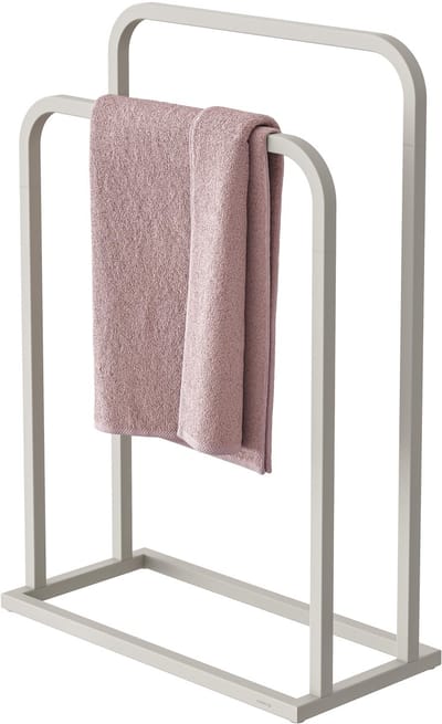 Sealskin Brix - Vrijstaand handdoekrek - Voor 2 handdoeken - Beige - Greige