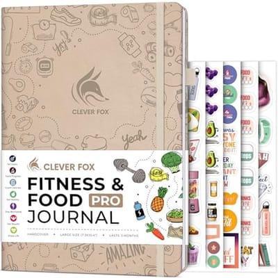 Fitness en Voedingsdagboek - Dagelijkse Workout en Maaltijdplanner voor Dames en Heren