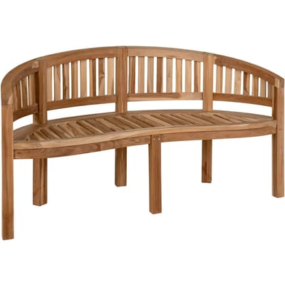 Bankje Teakhout Naturel - 60x150x85cm - Bank Boca Banan - House Nordic