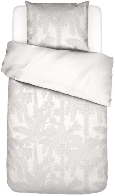 Essenza Palma Dekbedovertrek Wit - Eenpersoons – 140x200/220 cm