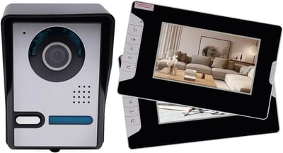 Video Deur Intercom - Deurcamera Set - Toegangscontrole Huis - 7 Inch LCD Scherm - 28.5 x 18.5 cm
