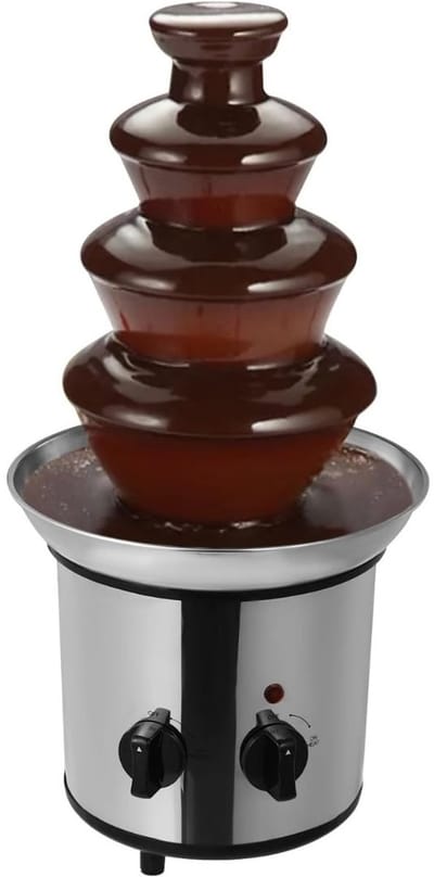 MKSS® Chocoladefontein - Chocoladefondue - Zilver