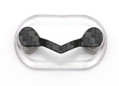 Magnetische brillenhouder – Zonnebrilhouder - ID-badgehouder, Kleur Koolstofvezel (zwart), Unisex, voor mannen en voor vrouwen – Met deze geniale uitvinding raak je nooit meer je bril – Badge - kwijt