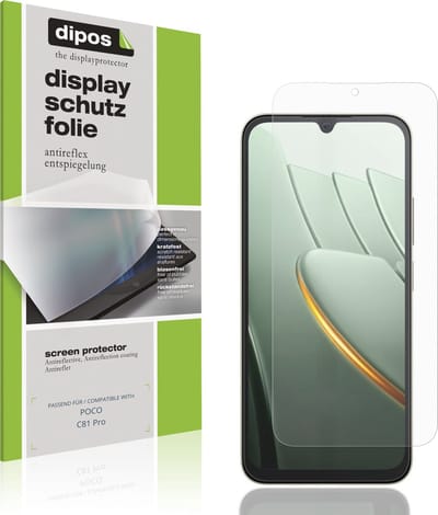 dipos – 4x Matte Beschermfolie geschikt voor POCO C81 Pro | Krasbestendige & antireflecterende Screenprotector Ultra-Thin