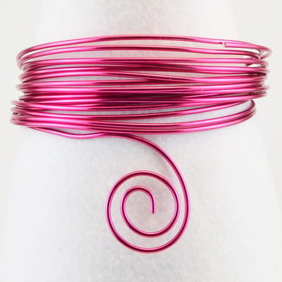 Vaessen Creative Aluminium Draad - 1mm - 10m - Sterk roze
