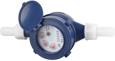By shayne - Koudwatermeter DN15 - Roterende Watermeter - Eenvoudig Afleesbaar - Compact Formaat - Duurzaam en Corrosiebestendig - Geschikt voor Tuin .