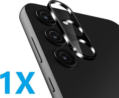 Camera lens Protector 1x Geschikt voor: Samsung Galaxy S24 - screen protector - glas - bescherm je camera - beschermglas - Zwart