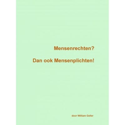 Mensenrechten? - William Geller