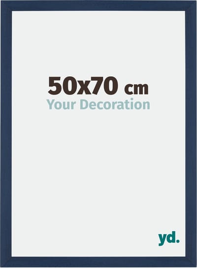Your Decoration - Fotolijst 50x70 cm - MDF - Donkerblauw Geveegd - Mura