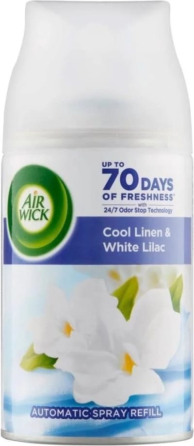 Air Wick - Luchtverfrisser - Navulling - Fris Linnen & Witte Seringenbloesem - 250ml