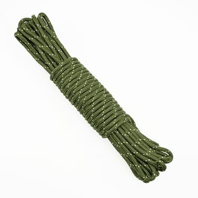 20m polypropyleen en nylon touw voor outdooractiviteiten - 8mm paracord met 680 kg breukbelasting