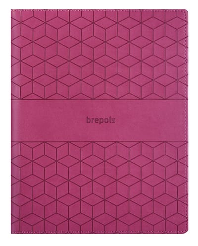 Brepols bureau agenda 2027 - TIMING [0.136] - CUBE + ABC - Bureau agenda - 1 week op 2 pagina's - Weekoverzicht - Gespiraleerd - Roze - 17.1 x 22 cm
