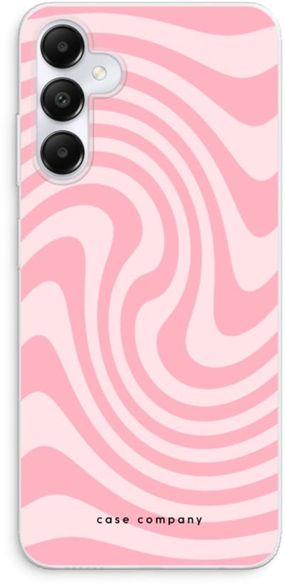 Case Company® - Hoesje geschikt voor Samsung Galaxy A05s hoesje - Swirl Roos - Soft Cover Telefoonhoesje - Bescherming aan alle Kanten en Schermrand